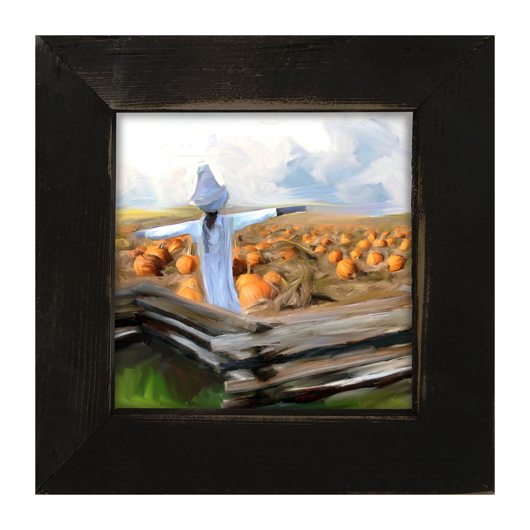 Old Scarecrow - Framed art