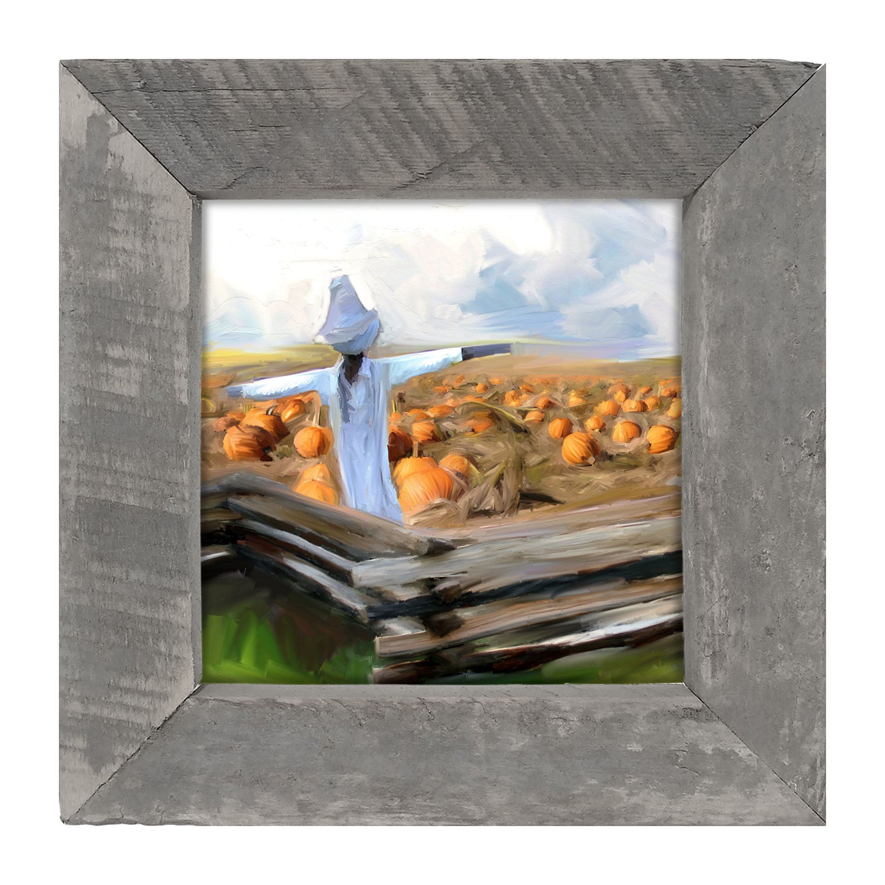 Old Scarecrow - Framed art