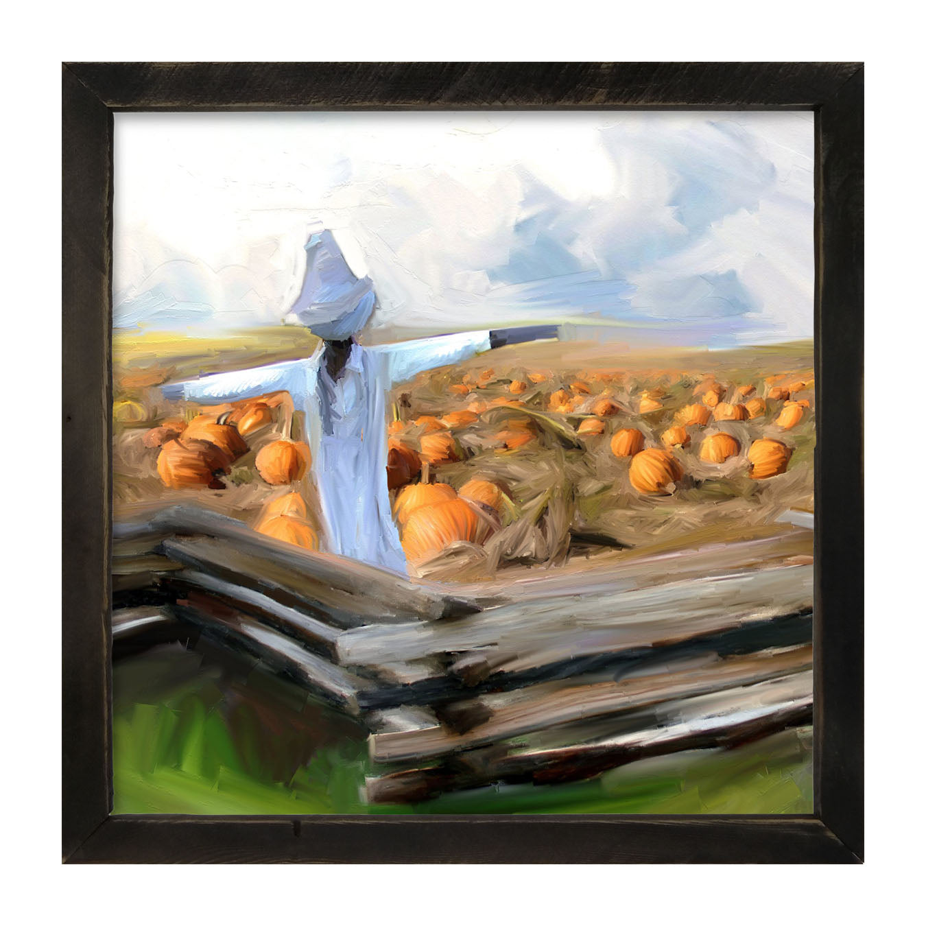 Old Scarecrow - Framed art