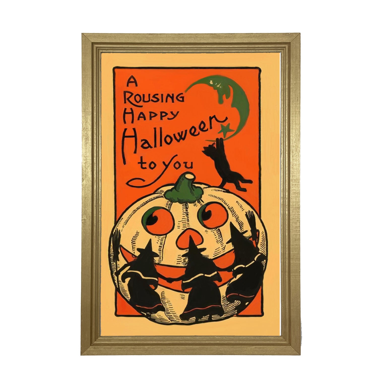 Rousing Halloween - Framed art