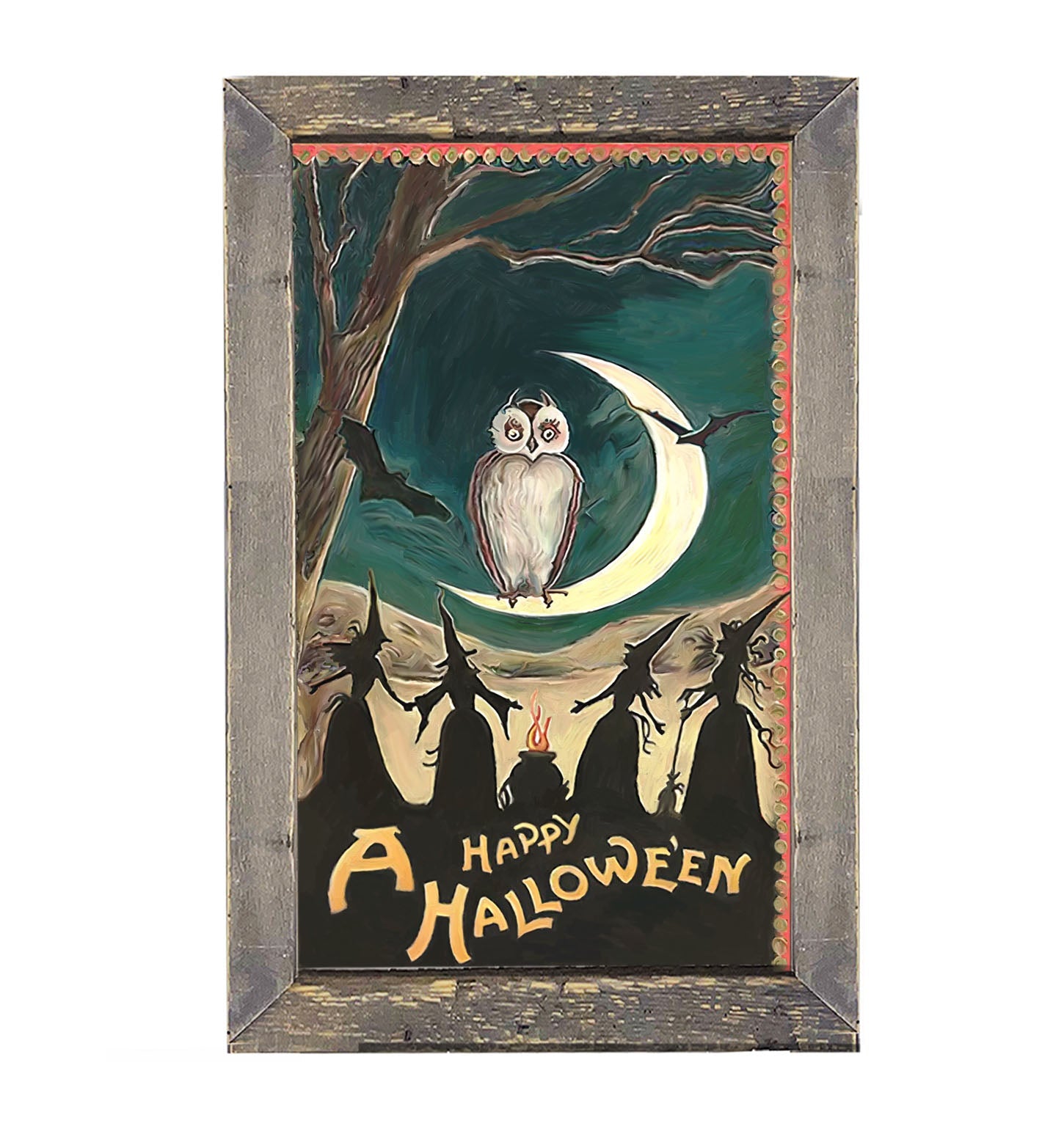A Happy Halloween-framed art