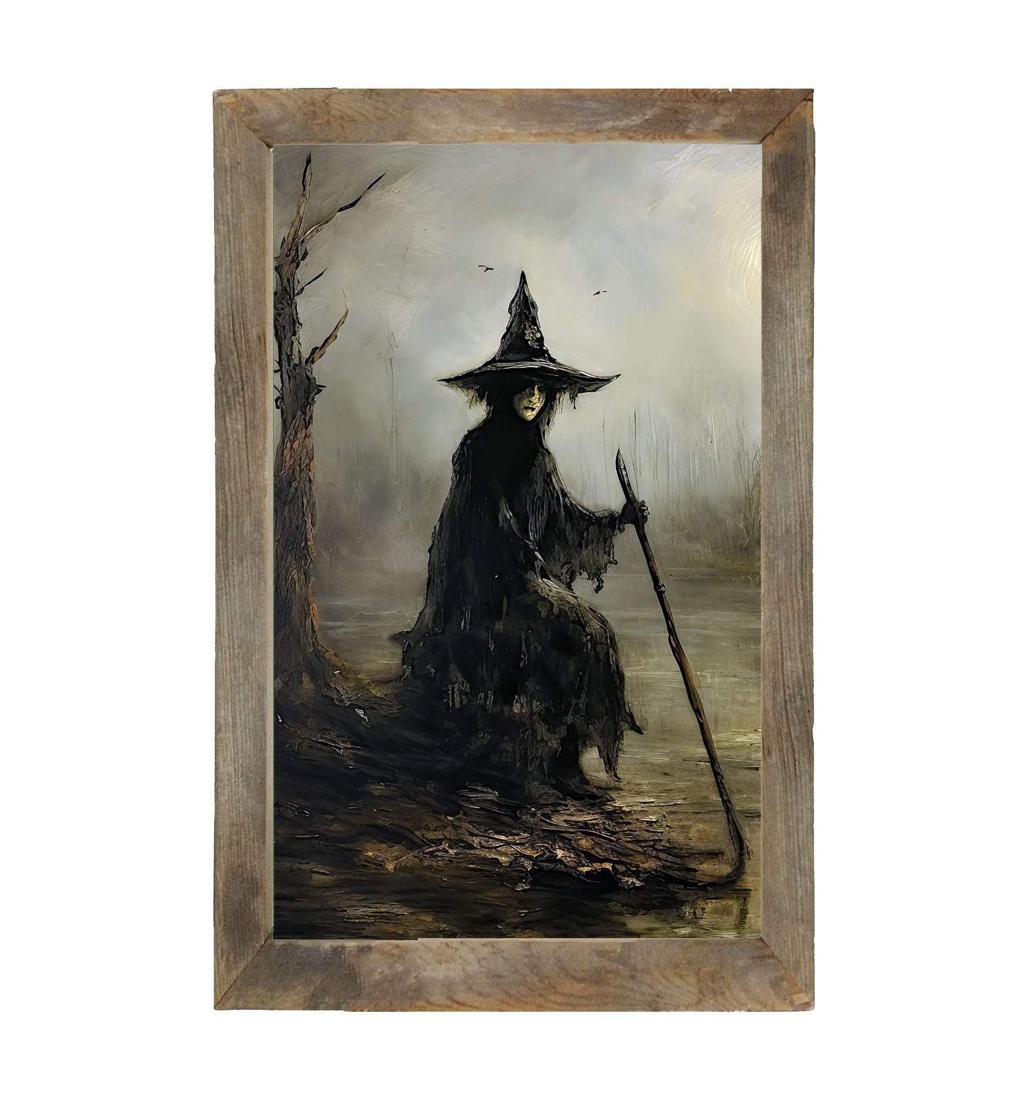 Witch on a path