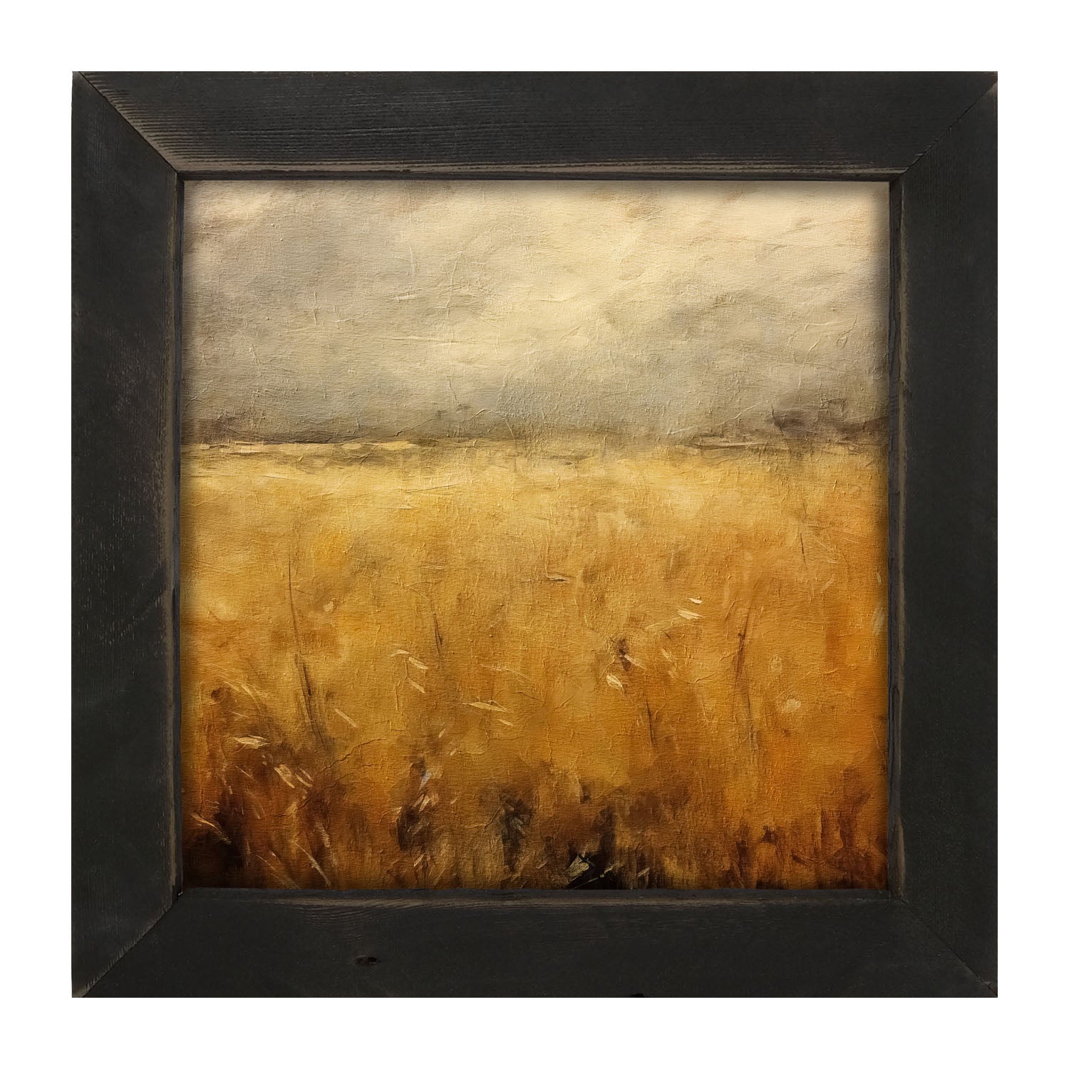 Autumn field - Framed art