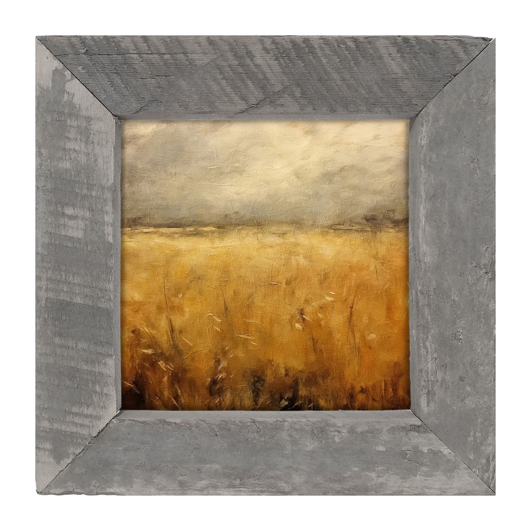 Autumn field - Framed art