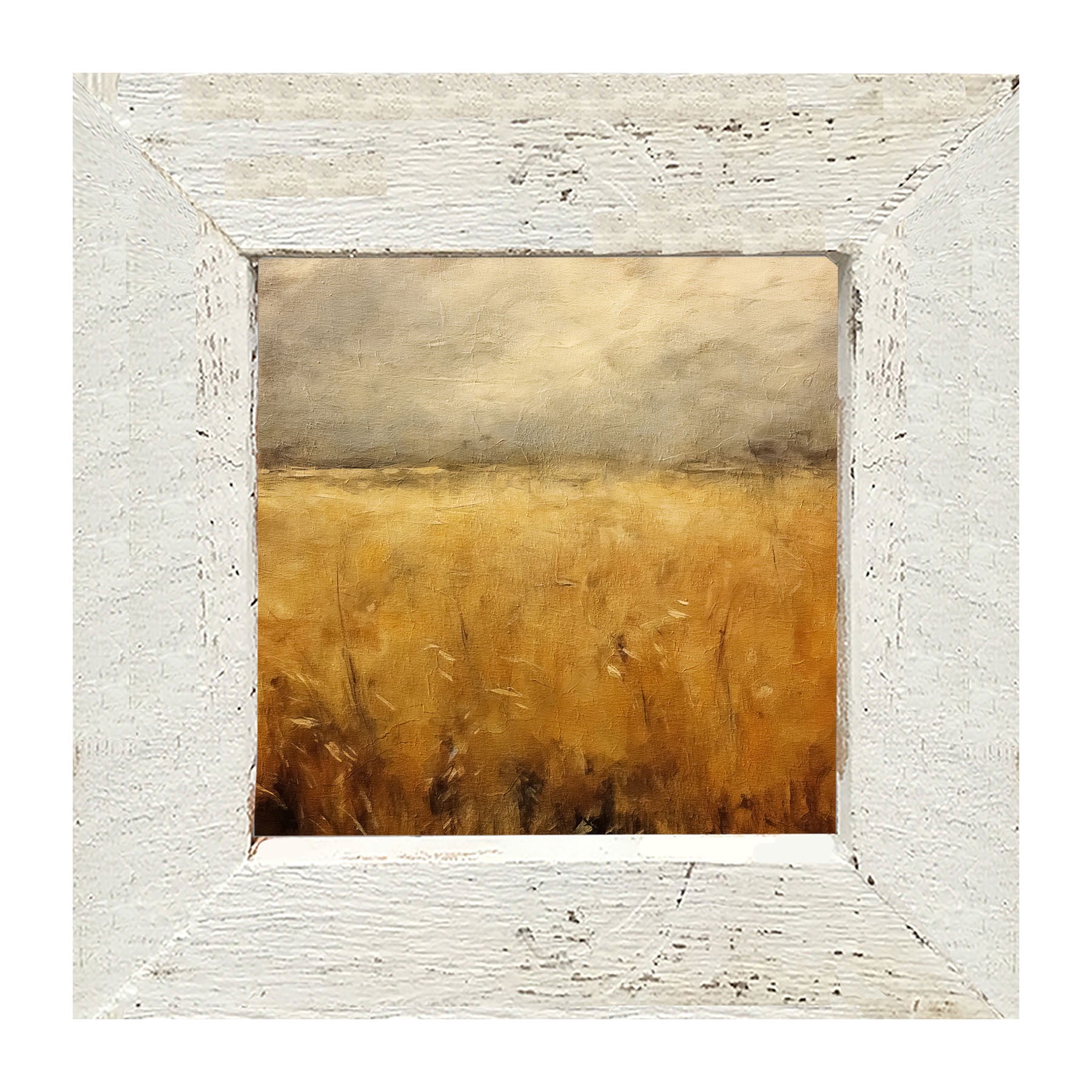 Autumn field - Framed art