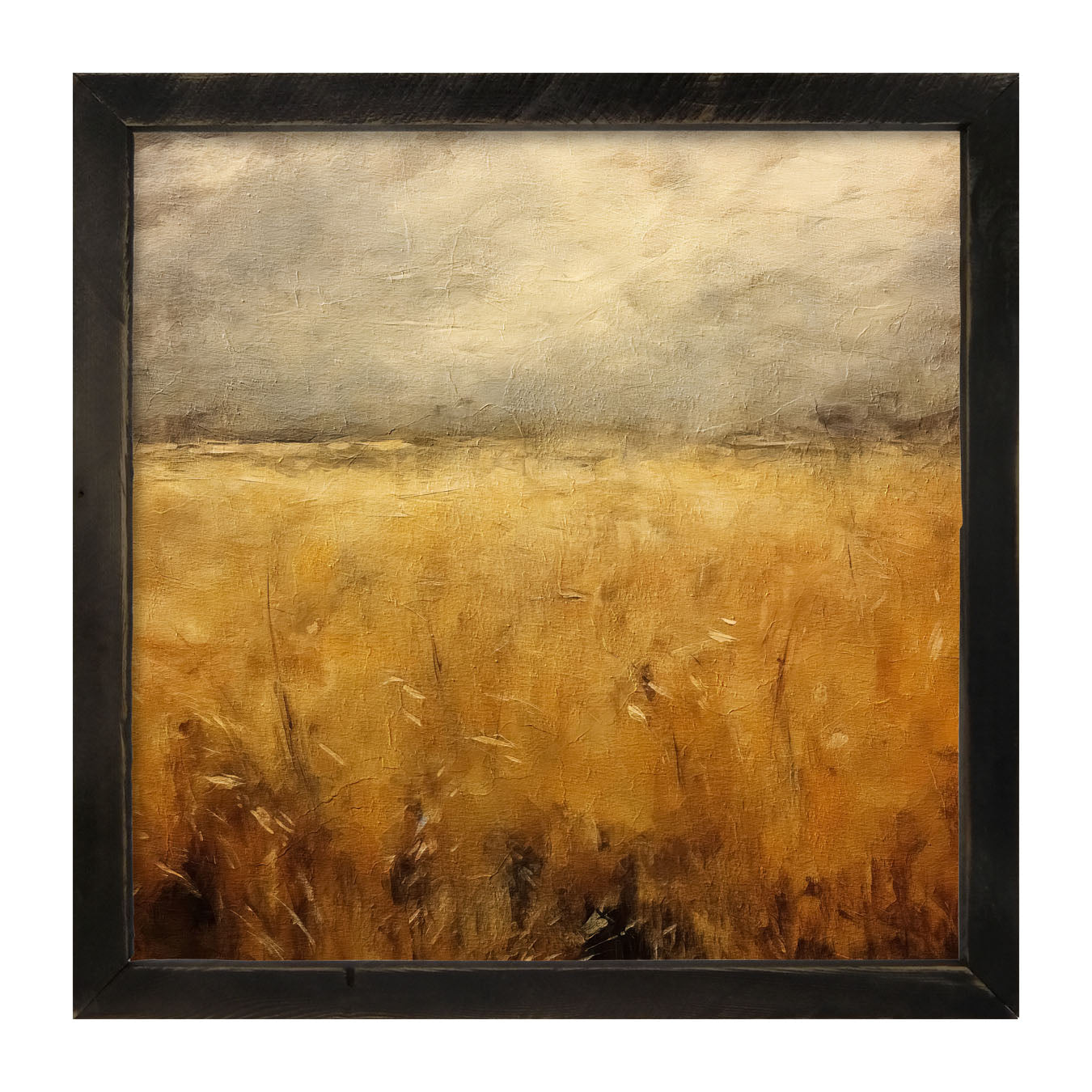 Autumn field - Framed art