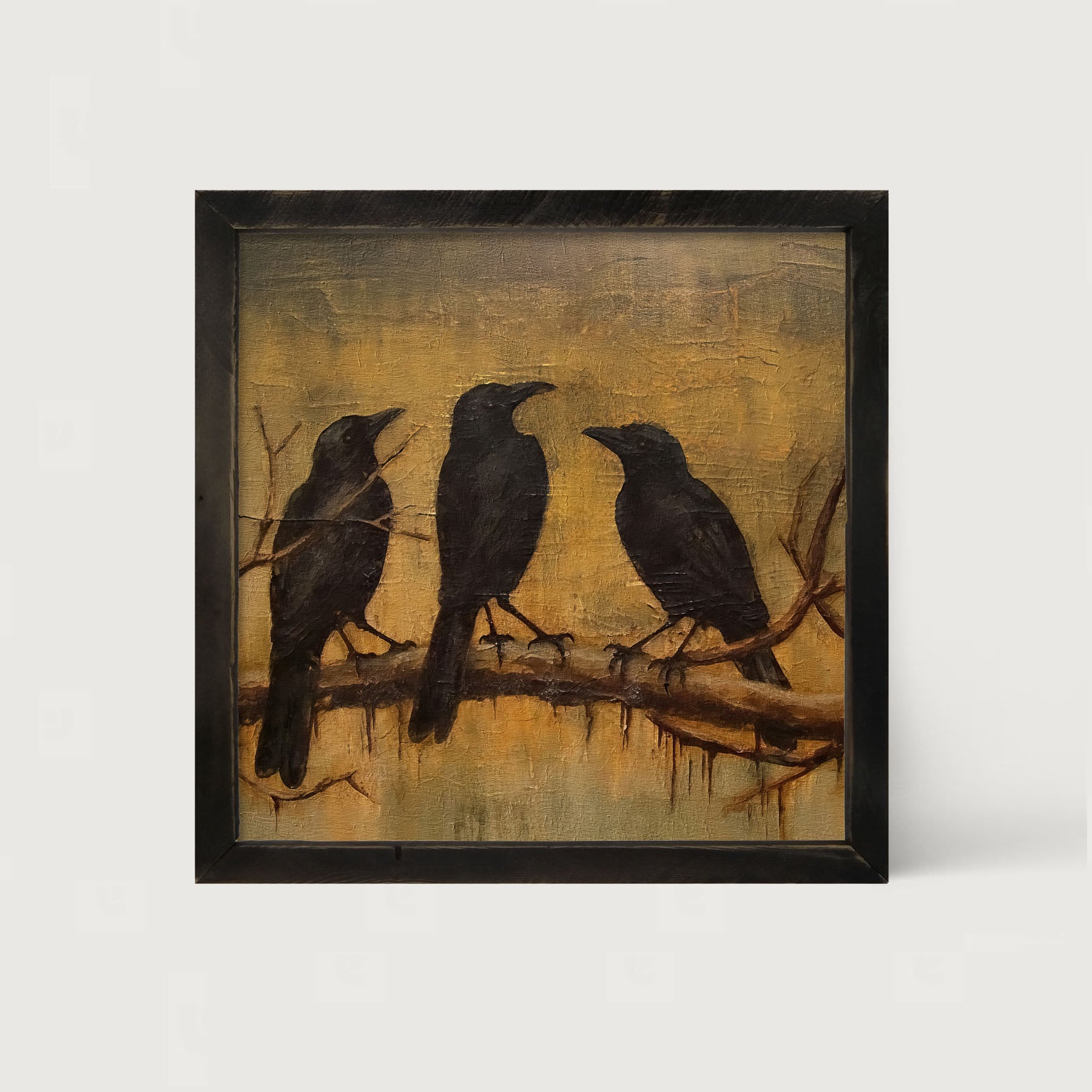 Black Birds - Framed art