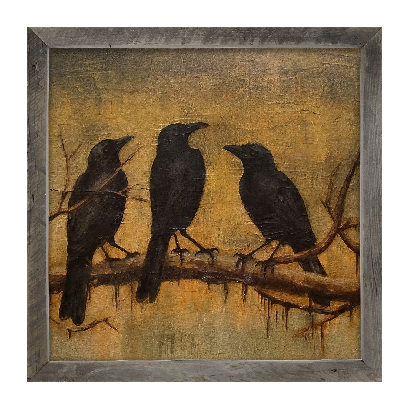 Black Birds - Framed art