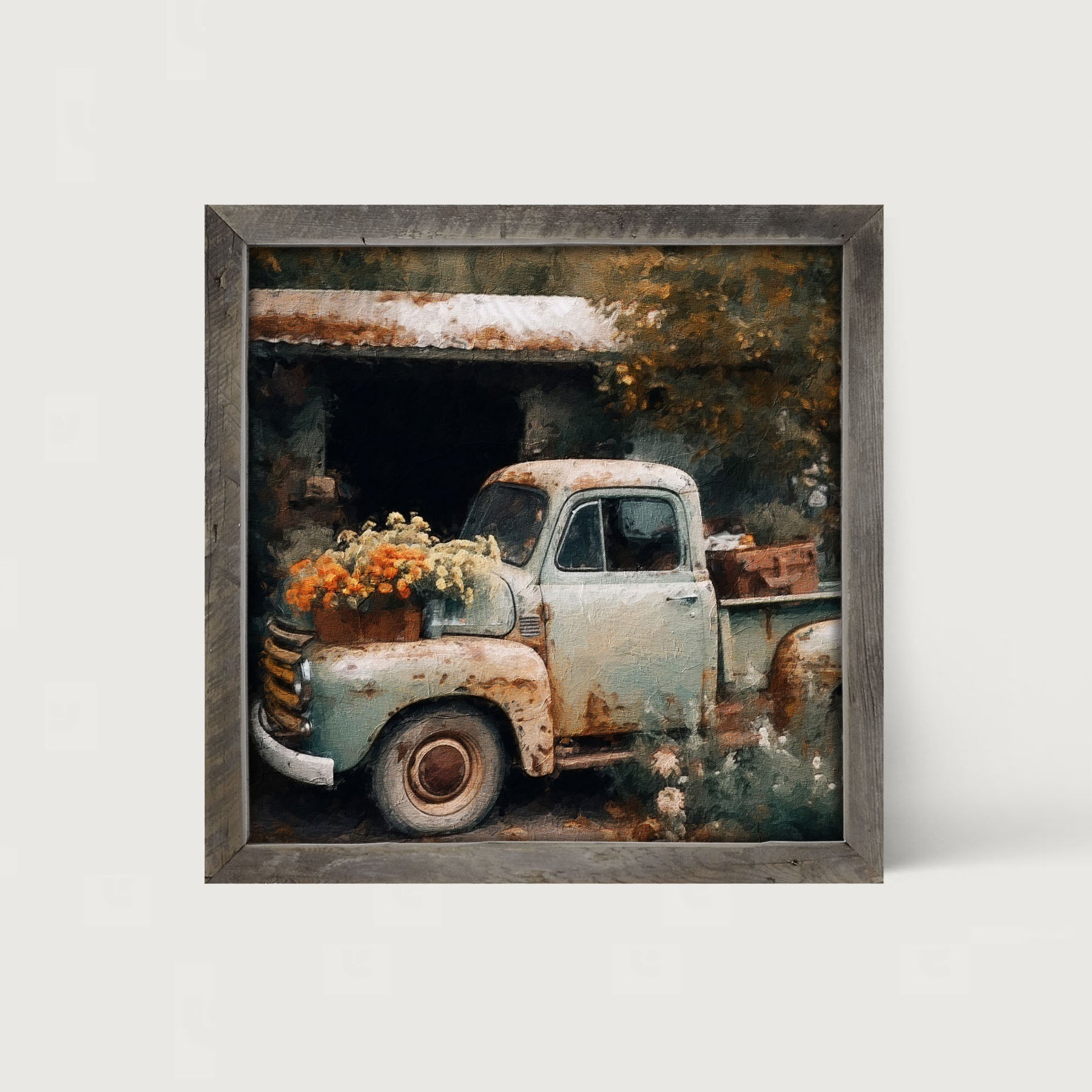 Truck with Flowers