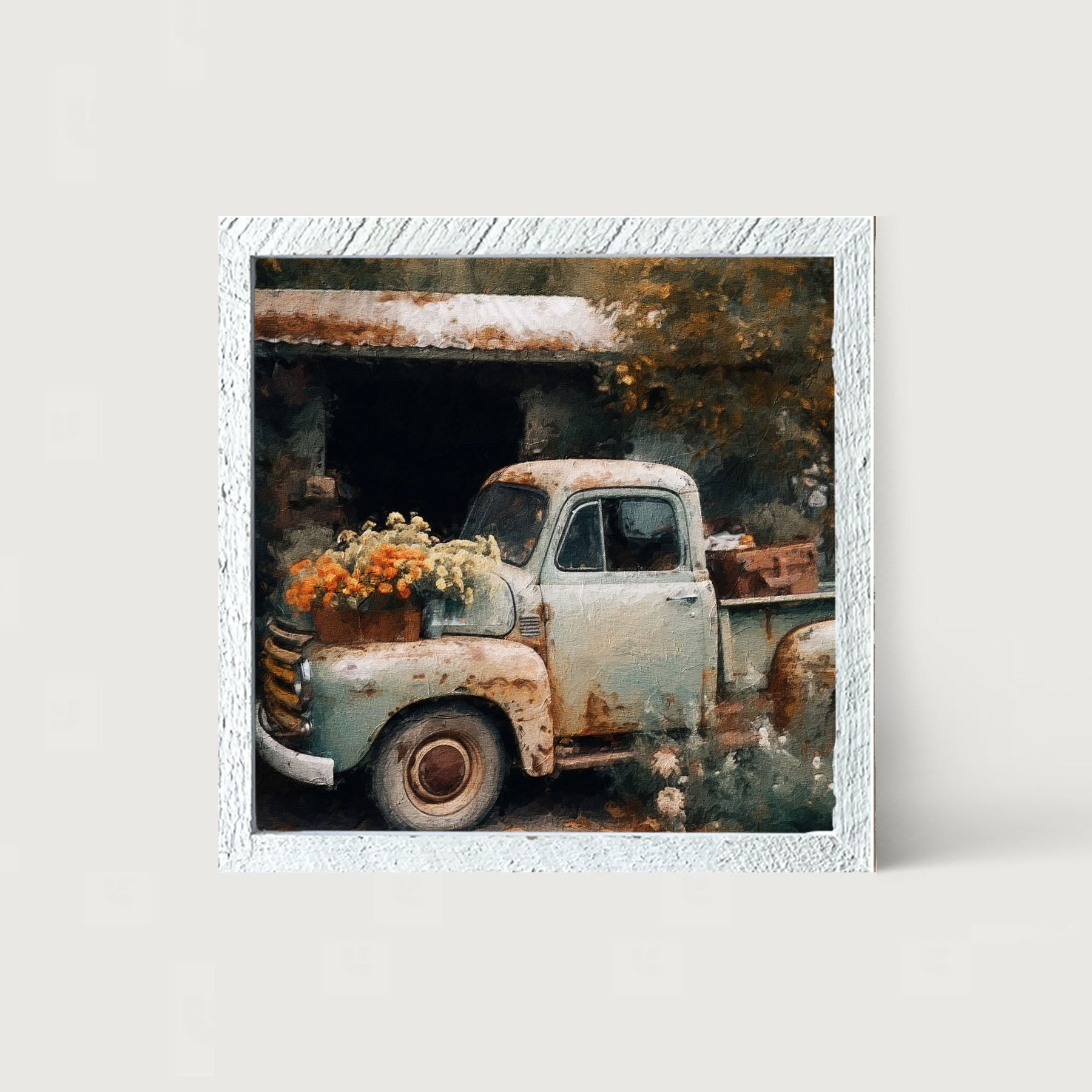 Truck with Flowers