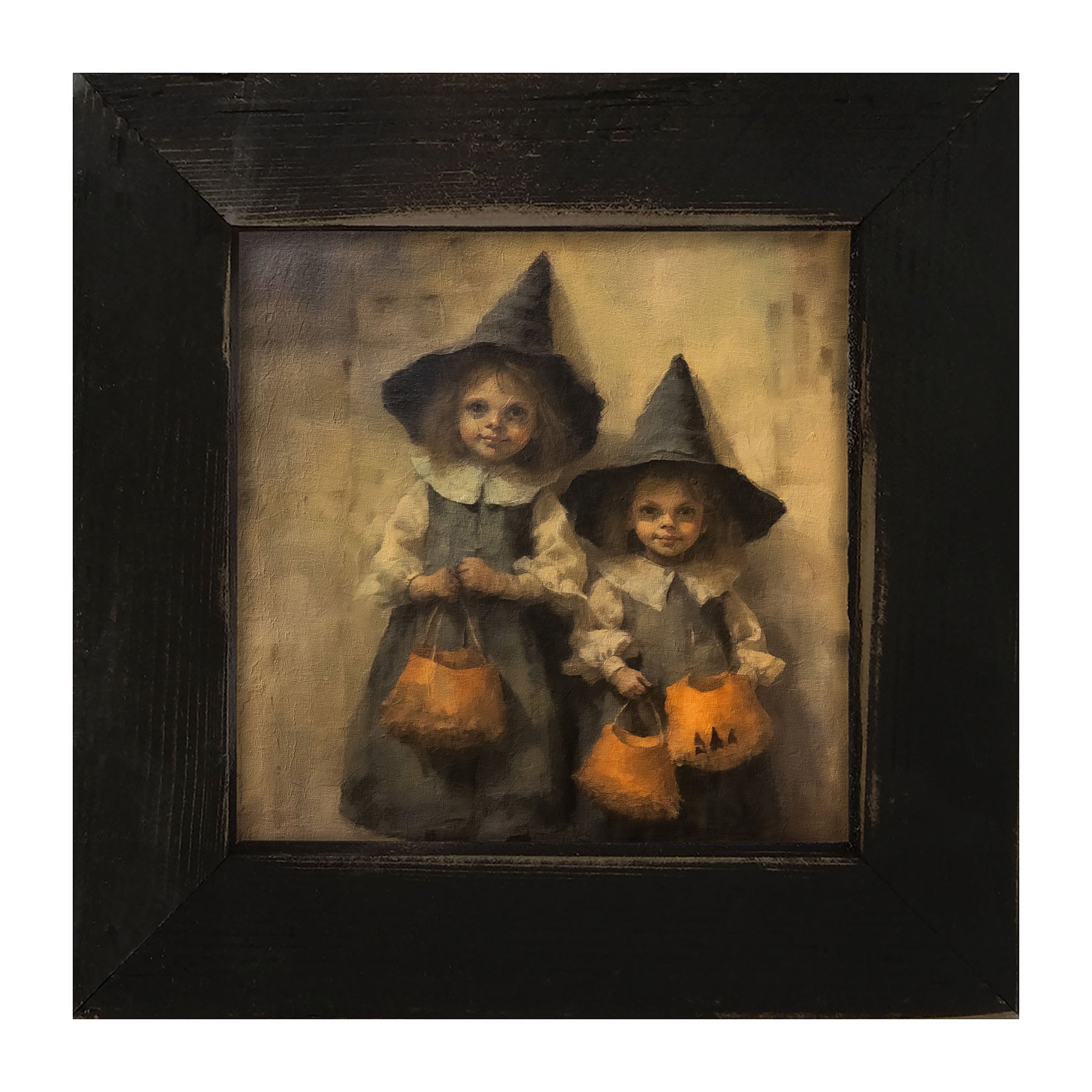 Trick or Treating Witches - Framed Art