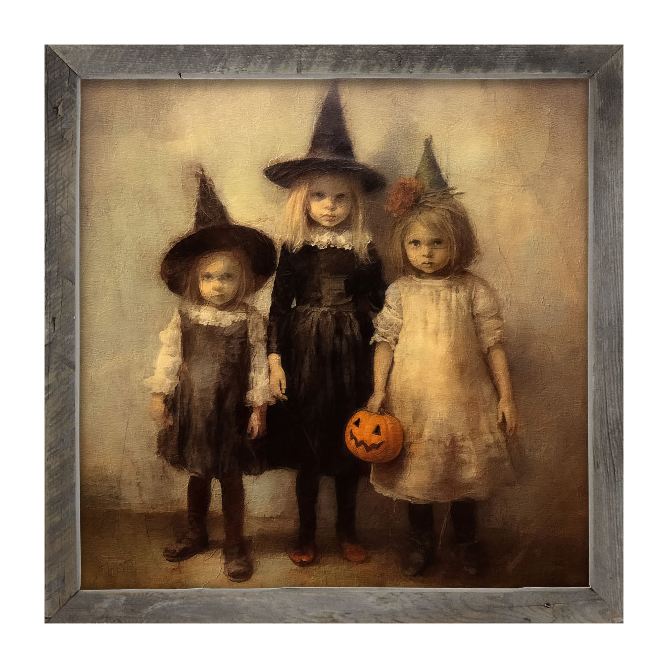 Witchy Children Trio - Framed Art