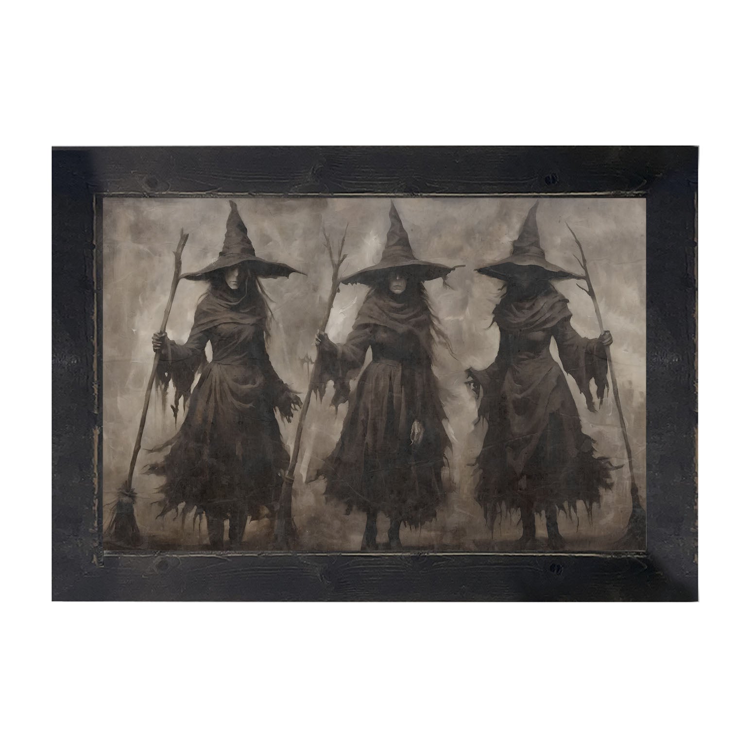 Trio of Shadow Witches - framed-art