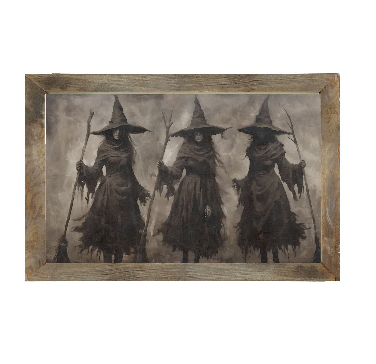 Trio of Shadow Witches - framed-art