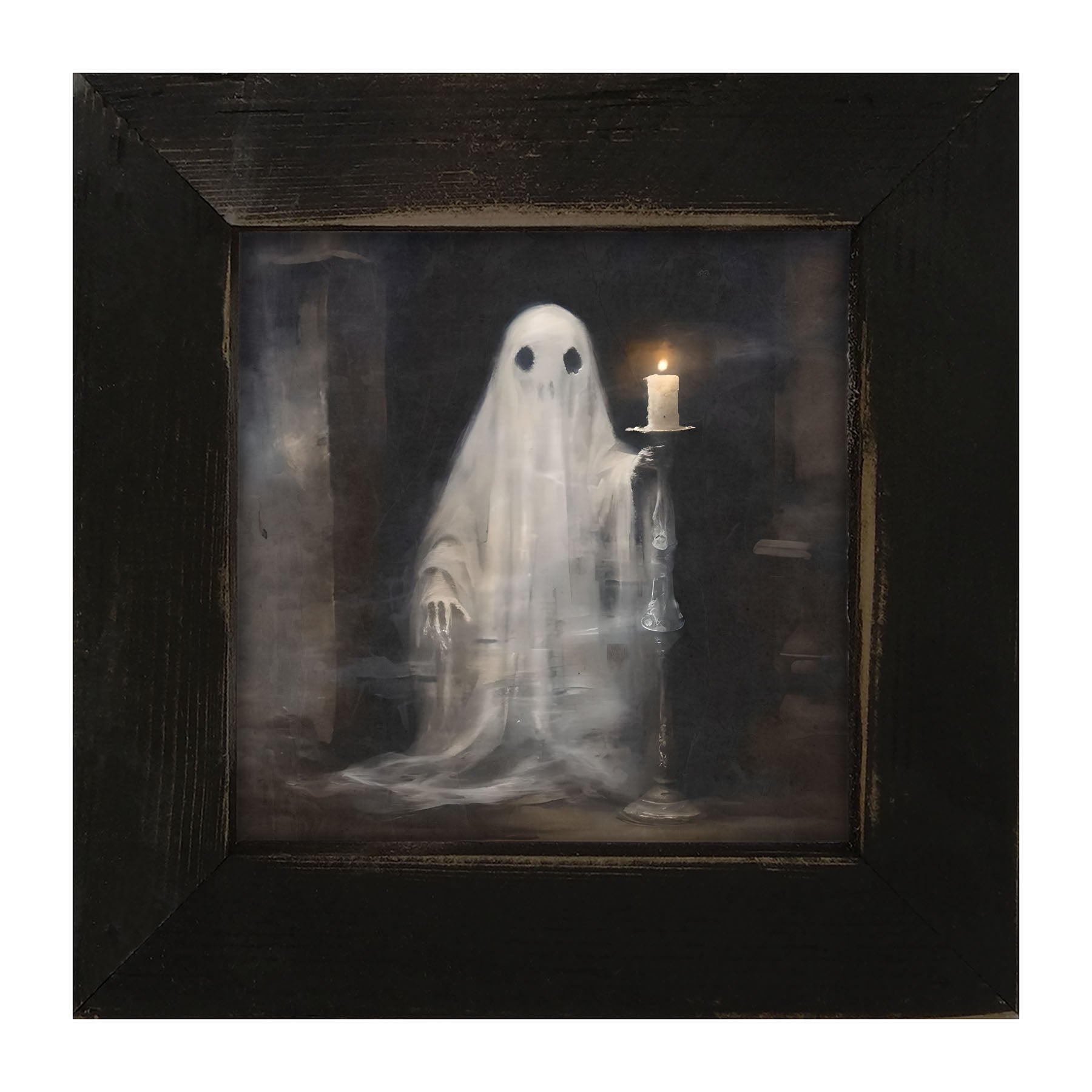 Ghost holding a candle