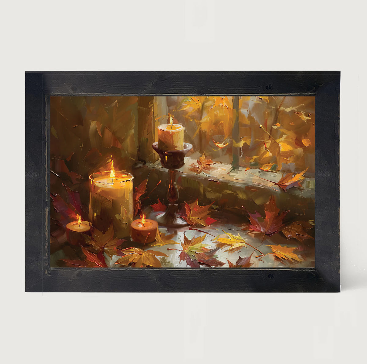 Candles and Leaves