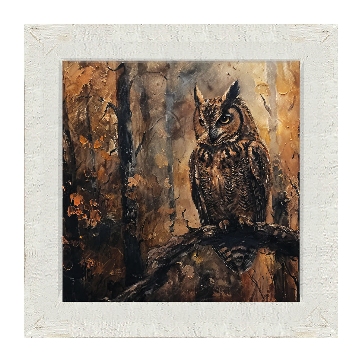 Rustic Owl - Framed Art
