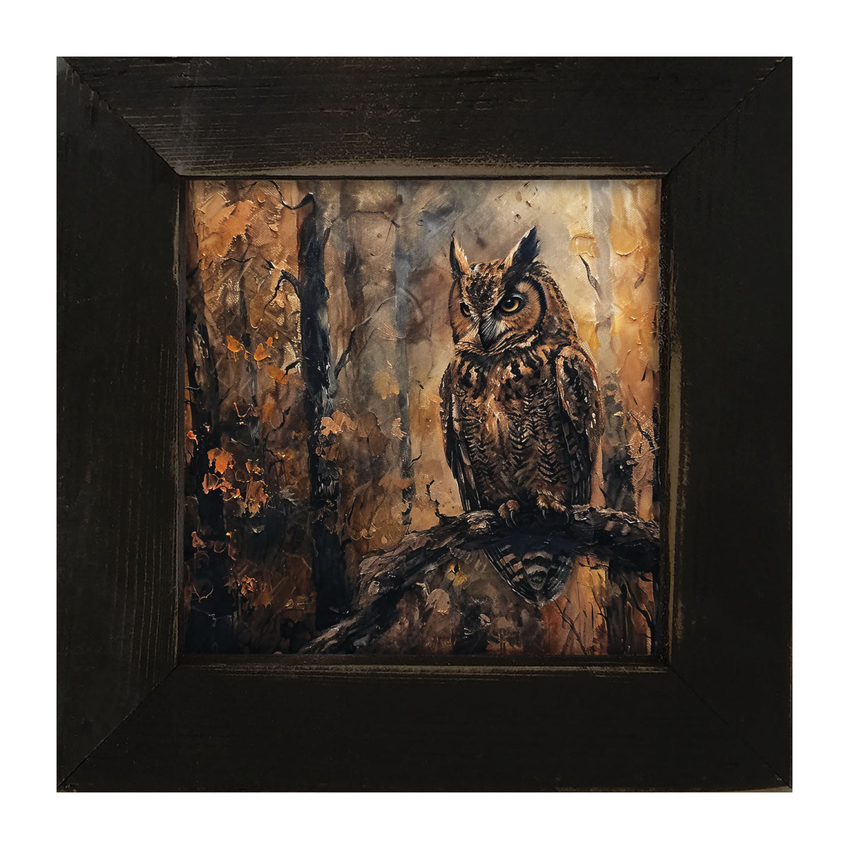 Rustic Owl - Framed Art