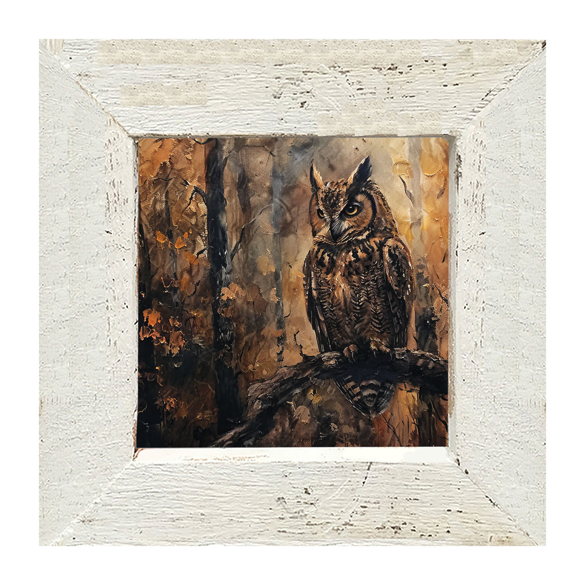 Rustic Owl - Framed Art