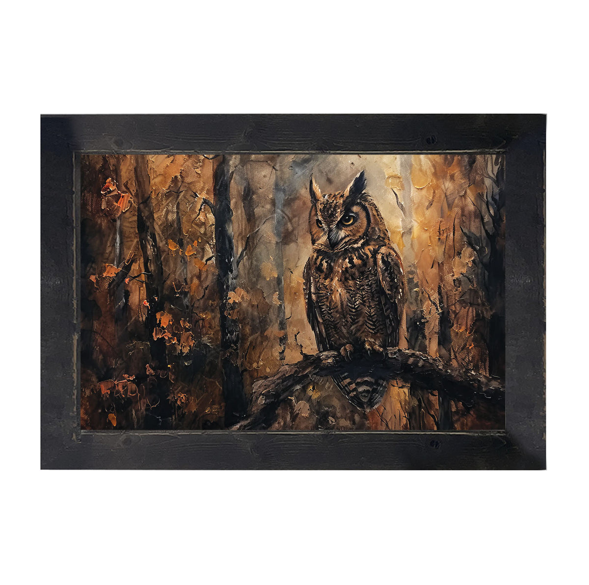 Rustic Owl - Framed Art