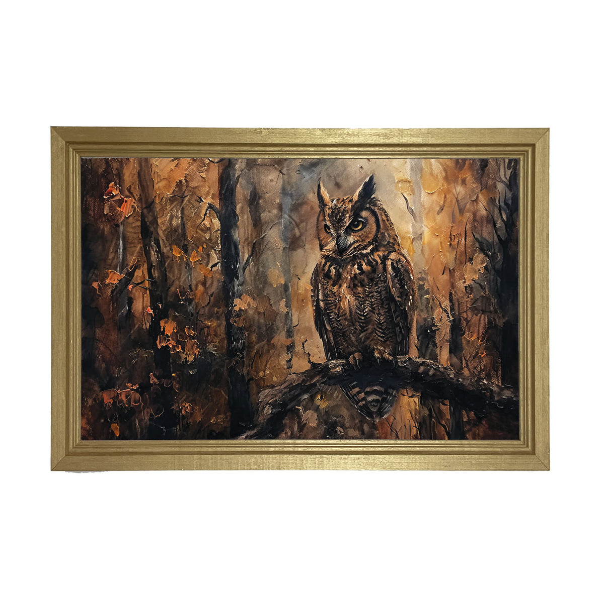 Rustic Owl - Framed Art