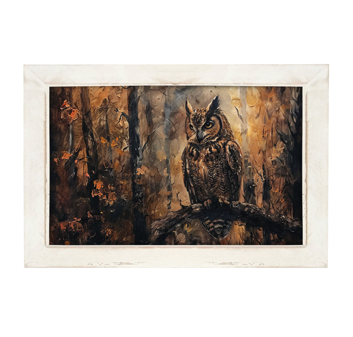 Rustic Owl - Framed Art