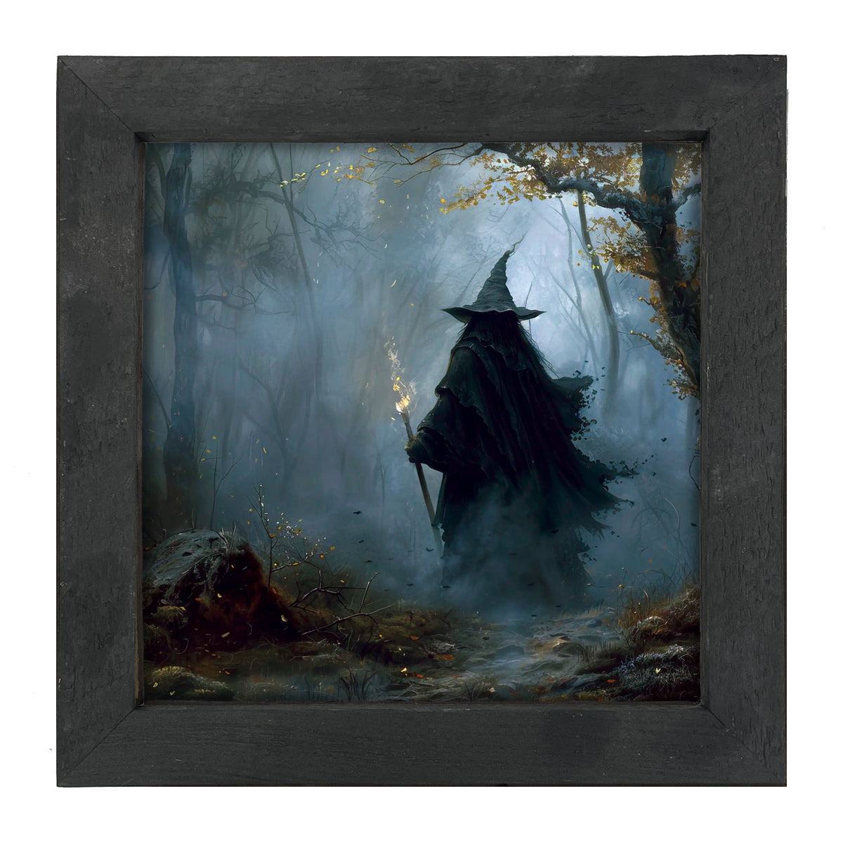 Foggy Night Witch - Framed Art