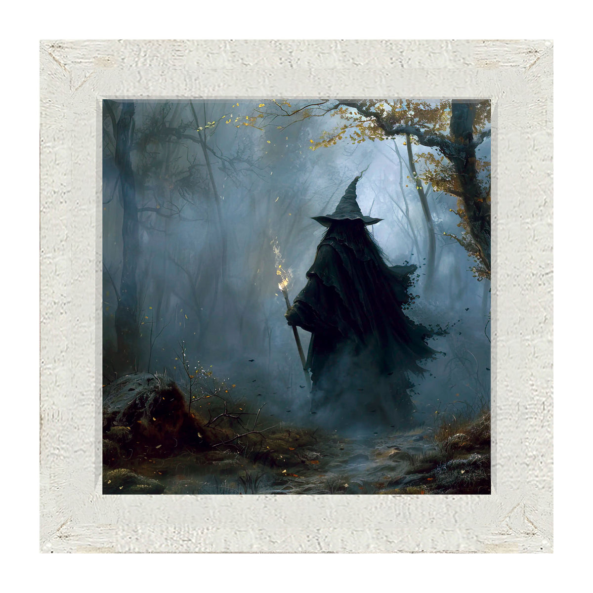 Foggy Night Witch - Framed Art
