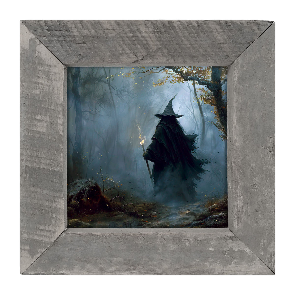 Foggy Night Witch - Framed Art