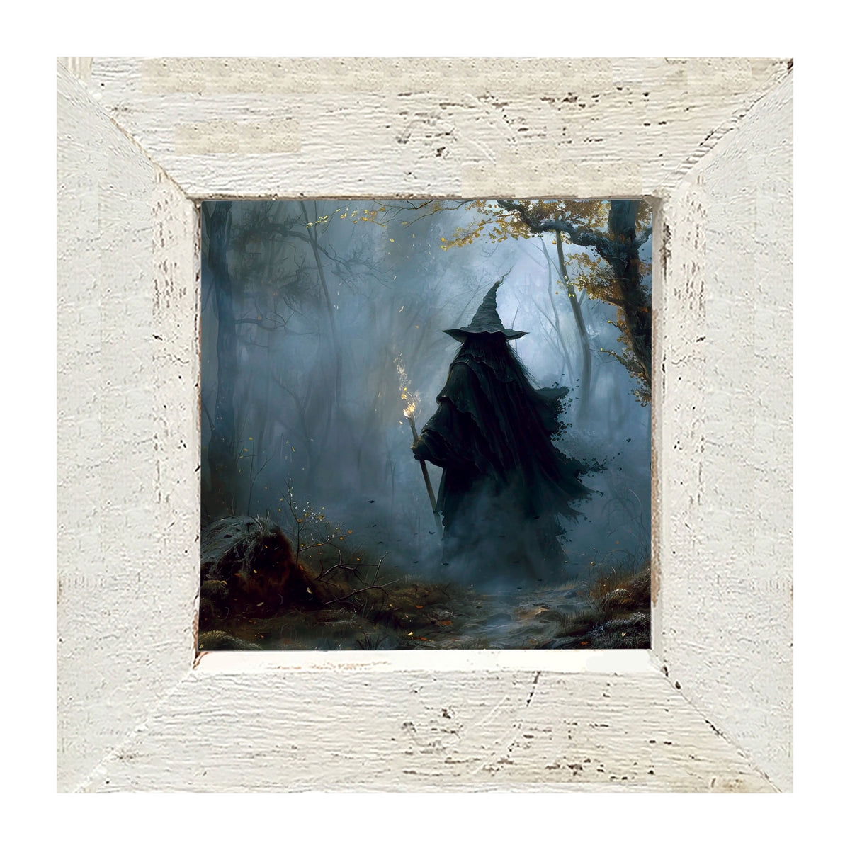 Foggy Night Witch - Framed Art