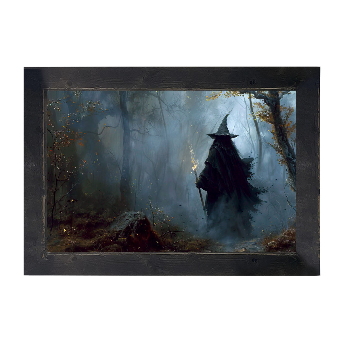 Foggy Night Witch - Framed Art