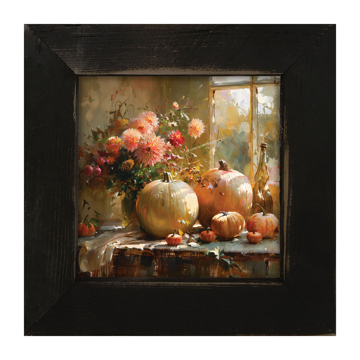 Farm Window Pumpkins - Framed Art