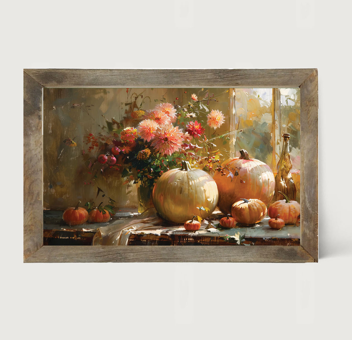 Farm Window Pumpkins