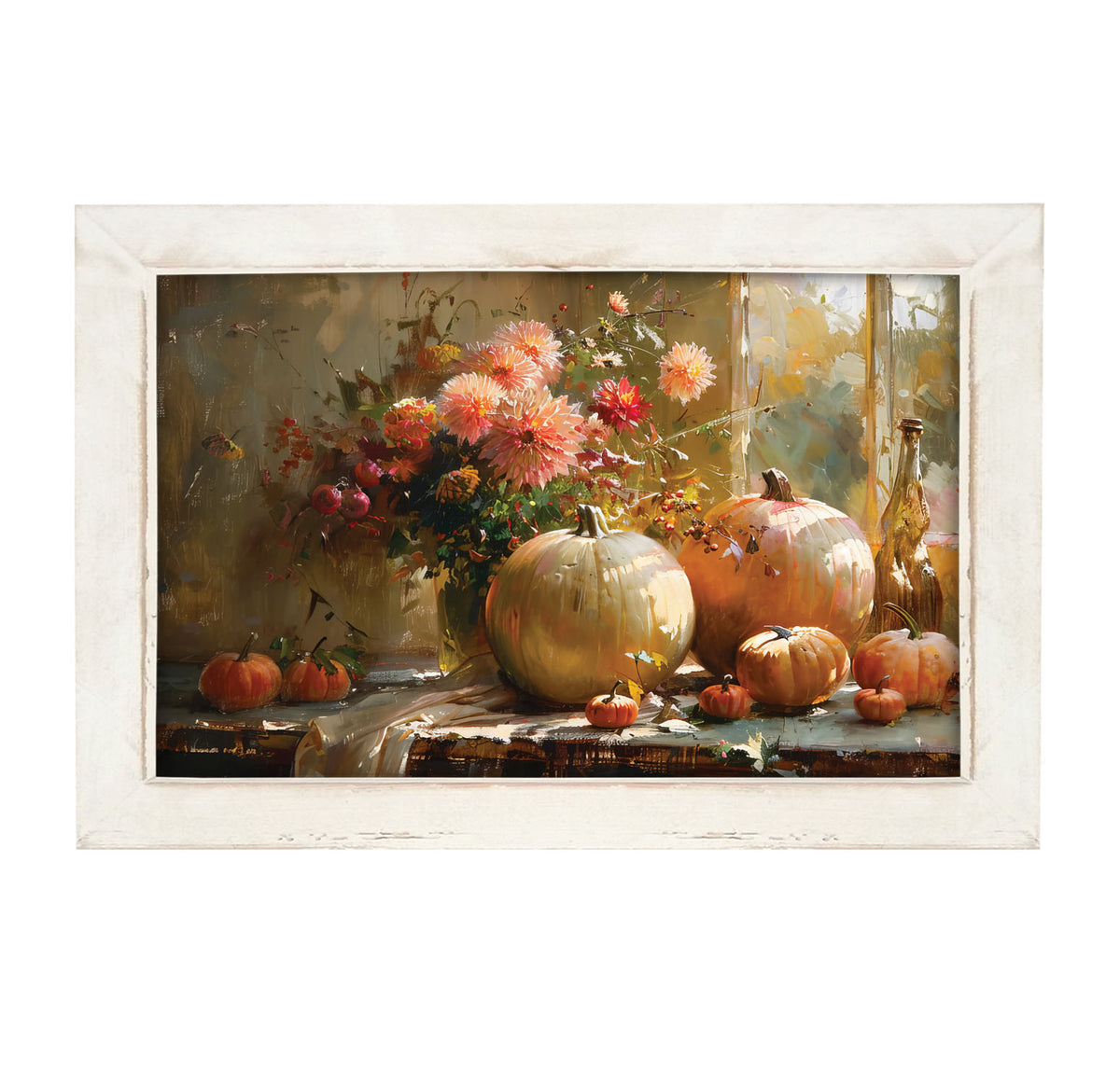 Farm Window Pumpkins - Framed Art