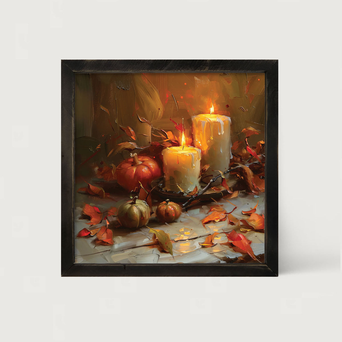 Candles and Pumpkins
