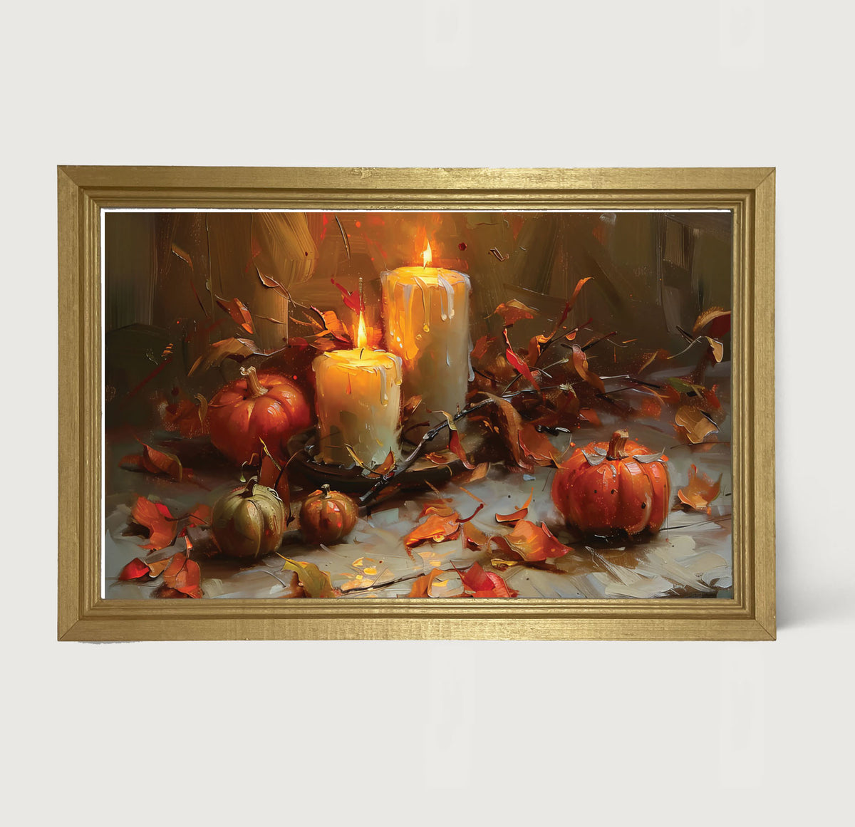 Candles and Pumpkins