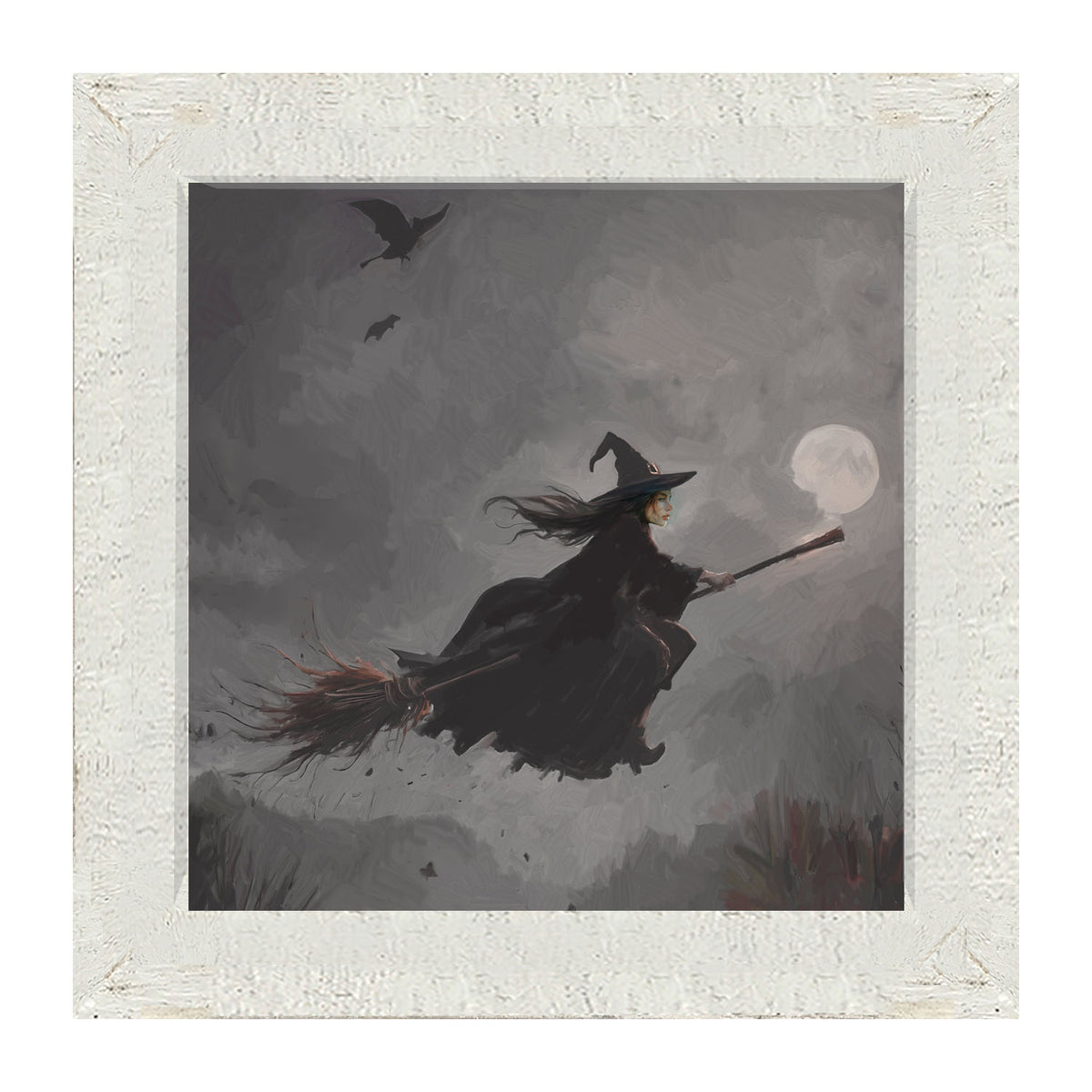 Moonlit Witch - Framed Art