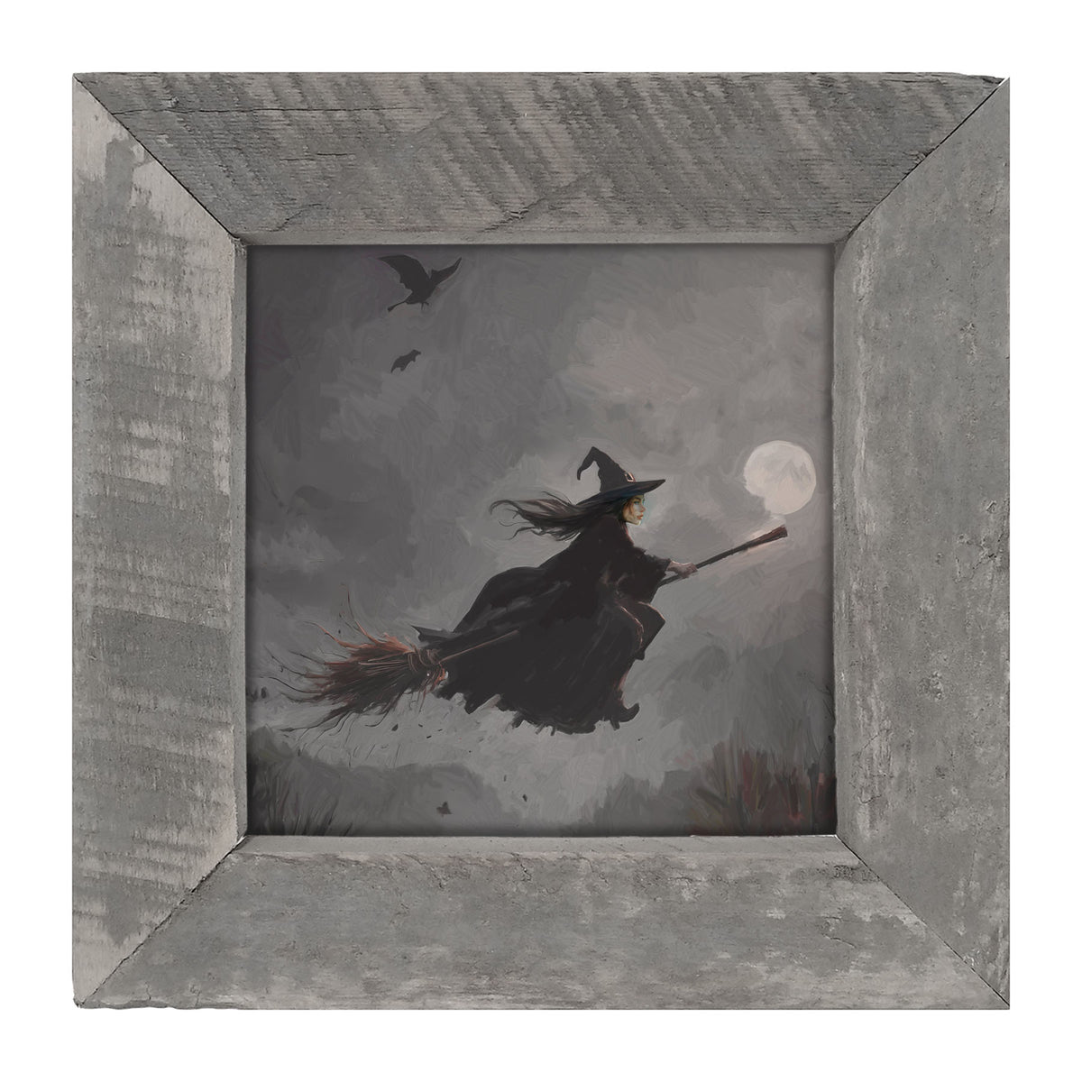 Moonlit Witch - Framed Art