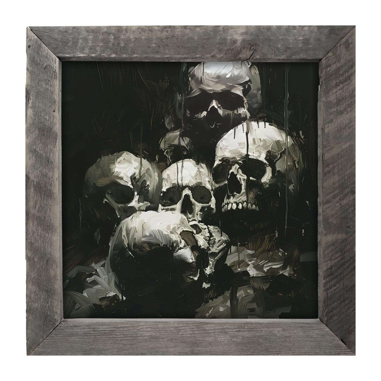 Spooky Skulls - Framed Art