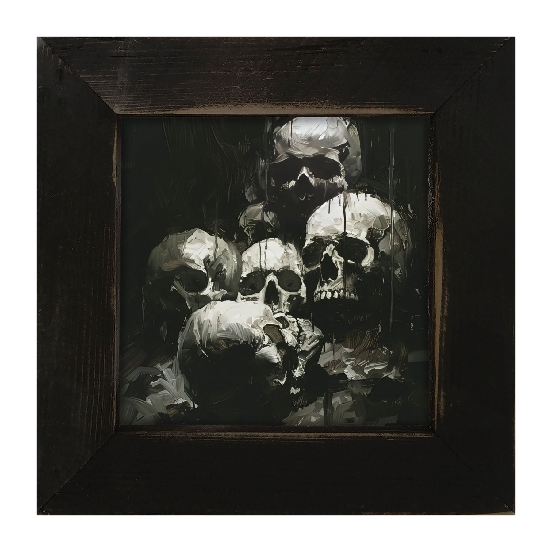 Spooky Skulls - Framed Art