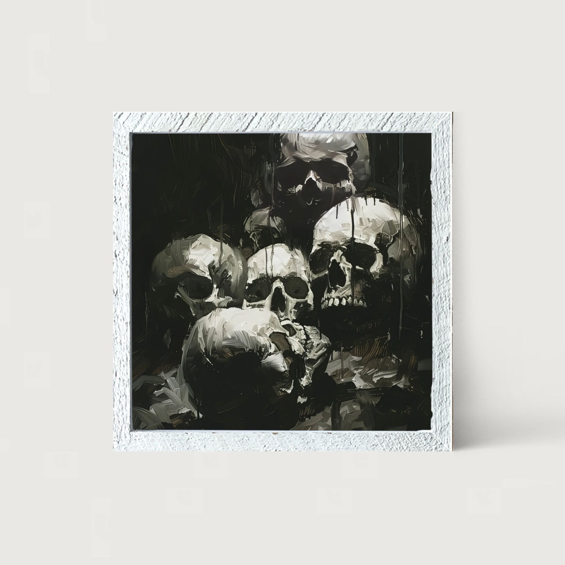 Spooky Skulls - Framed Art