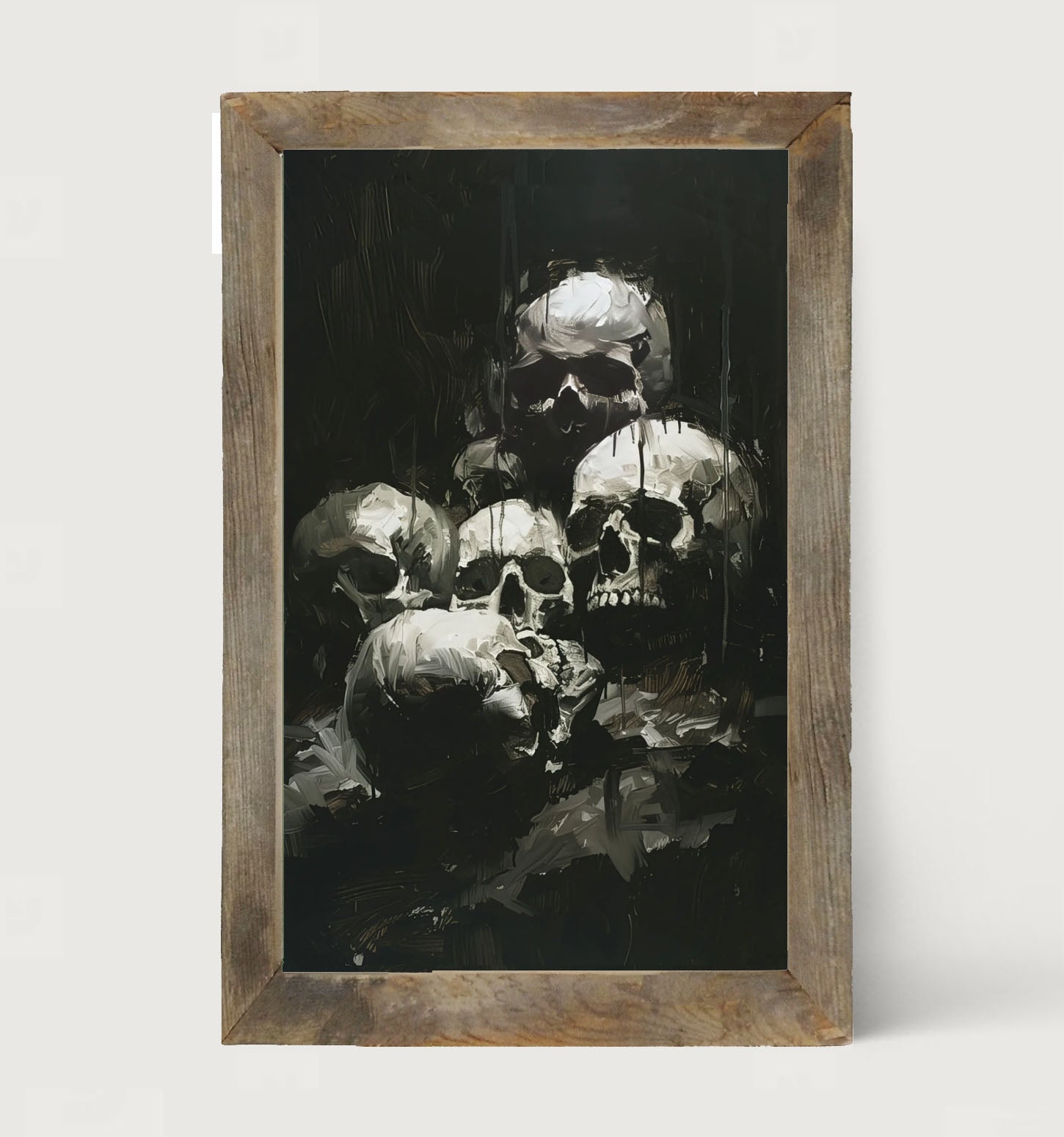 Spooky Skulls - Framed Art