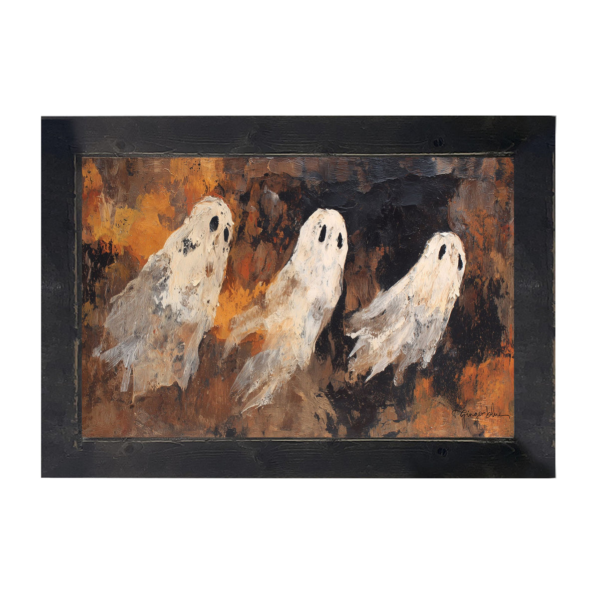 Three Ghosts Flying - Framed Art