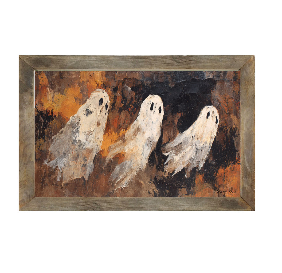 Three Ghosts Flying - Framed Art