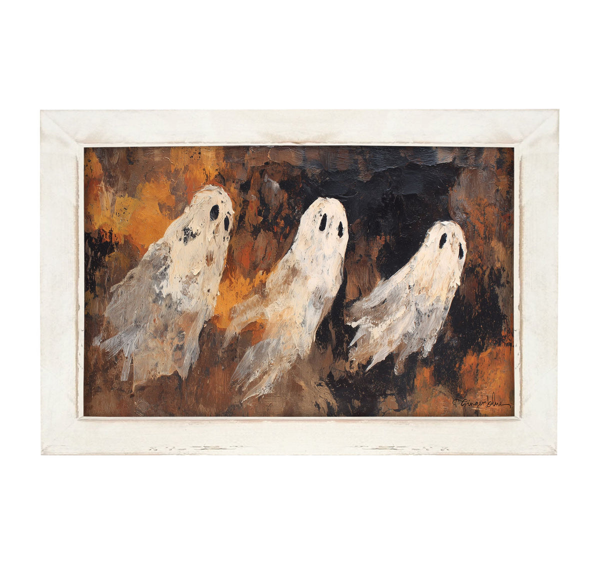 Three Ghosts Flying - Framed Art