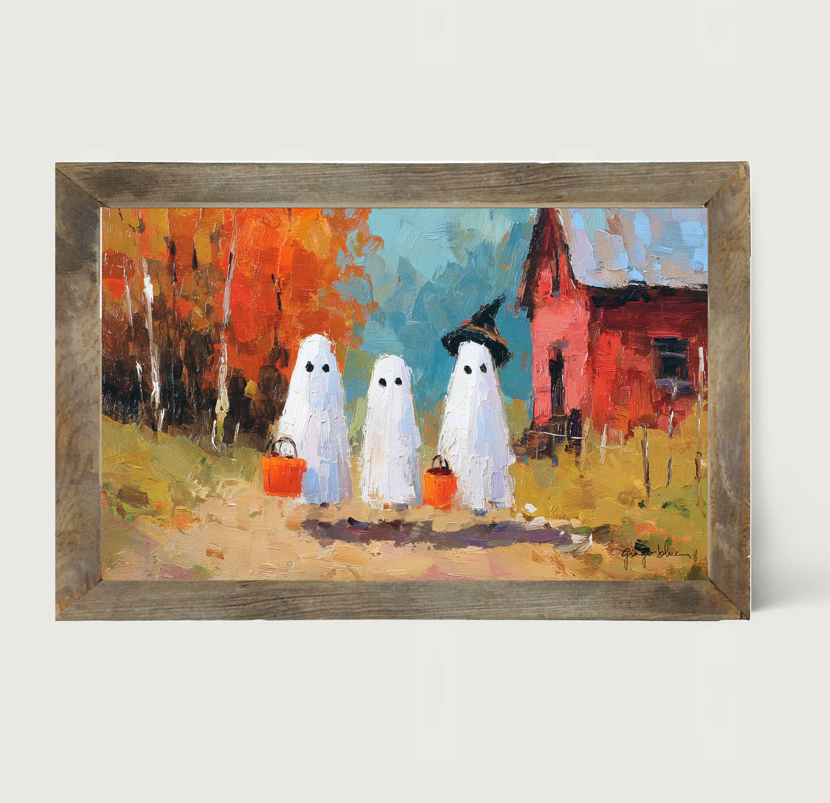 Ghosts Trick or Treating in the Country
