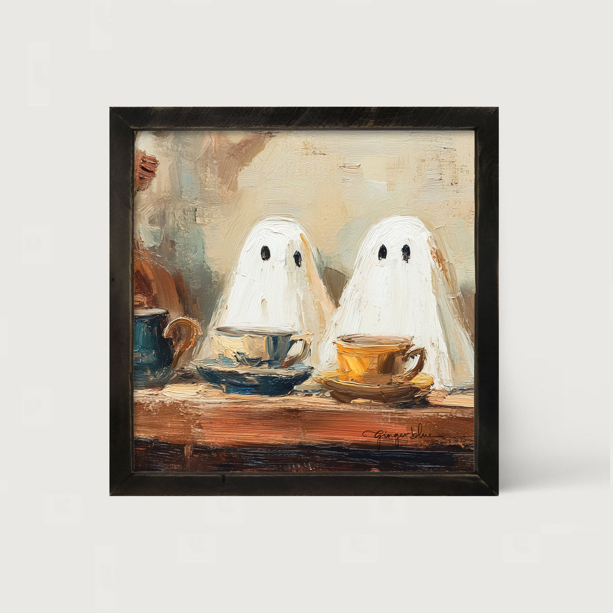Ghosts Enjoying Tea