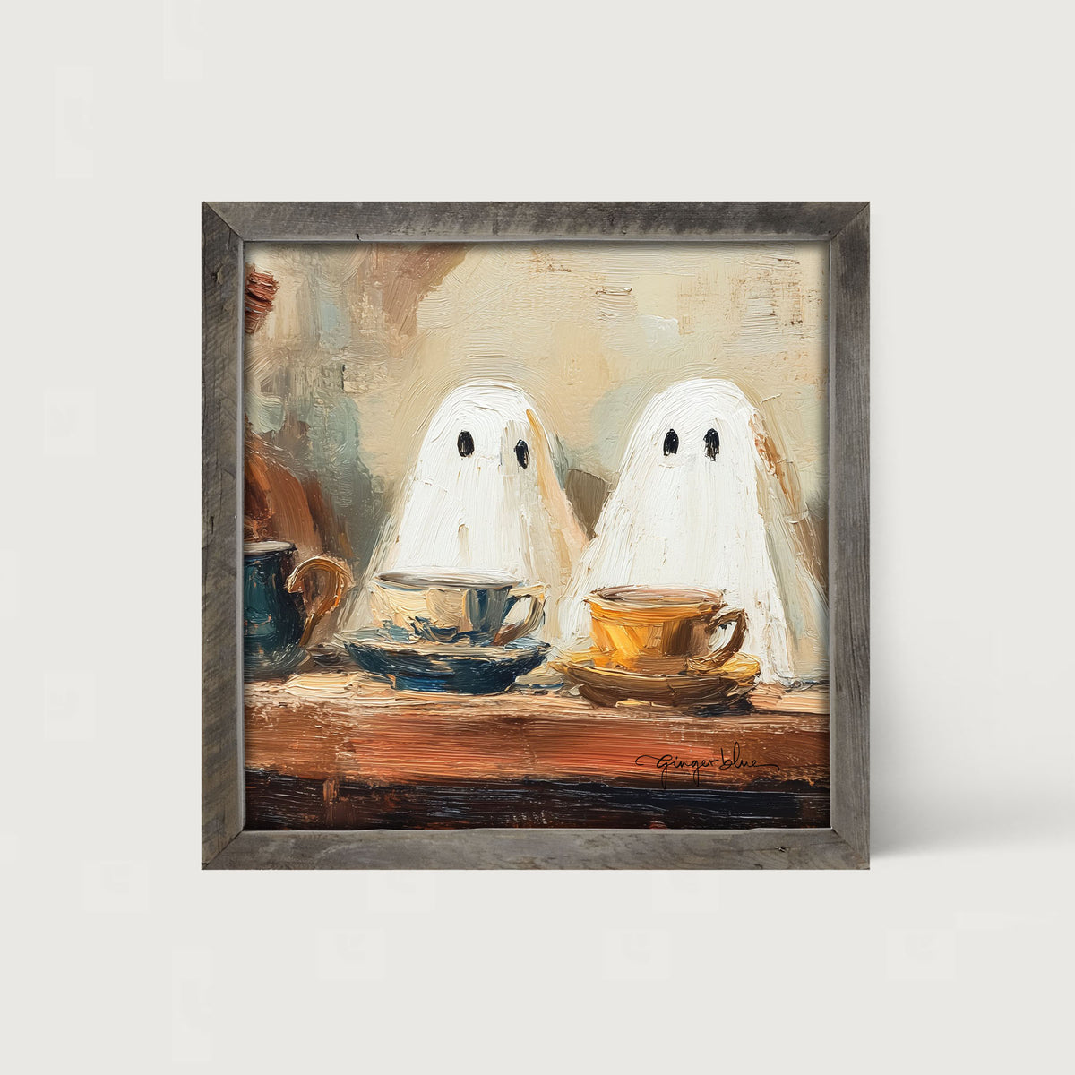 Ghosts Enjoying Tea