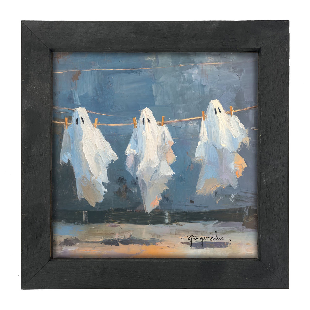 Freshly Washed Ghost Costumes - Framed Art