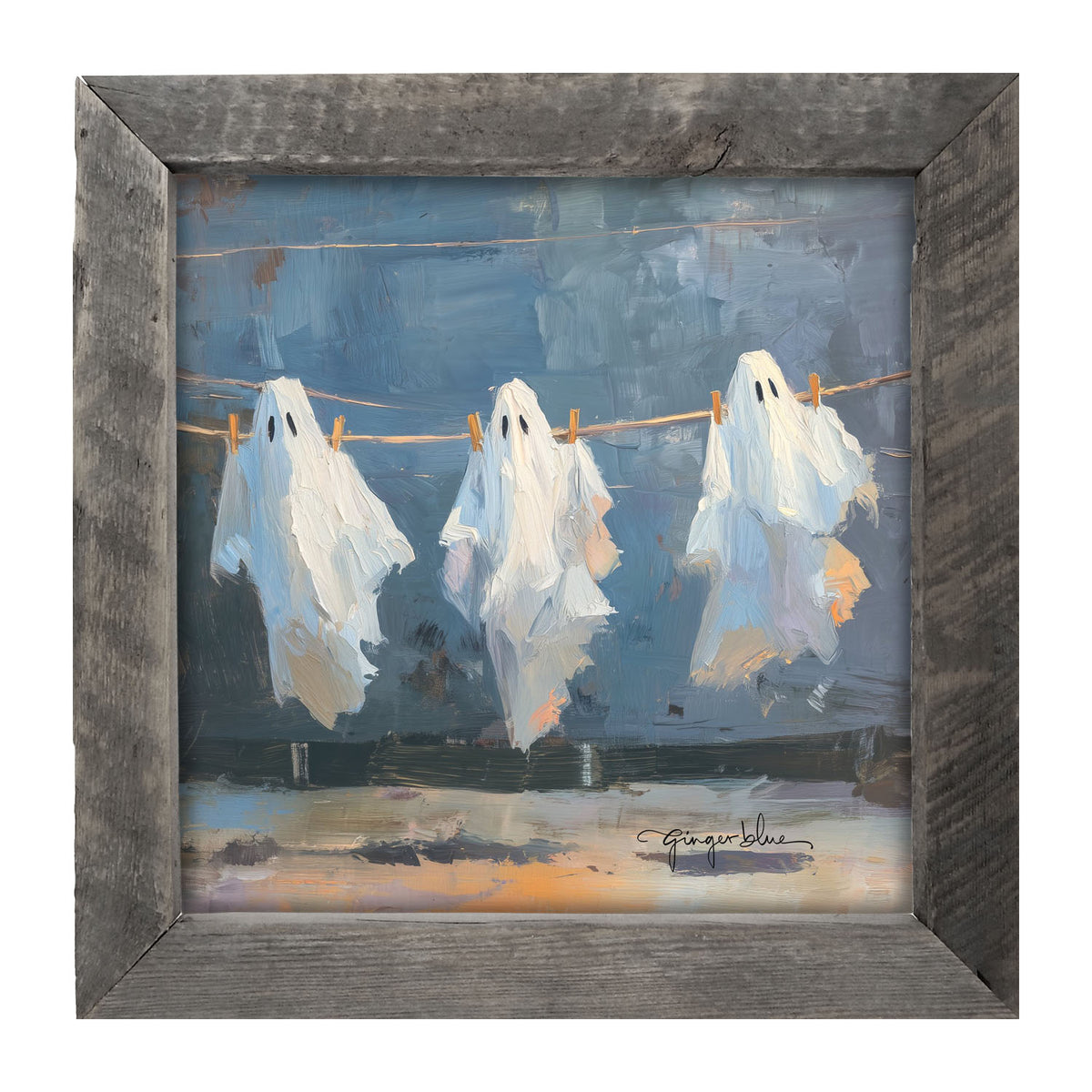 Freshly Washed Ghost Costumes - Framed Art